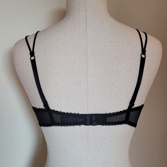 Smart & Sexy Mesh & Lace Bra Padded 34C - Picture 2 of 4